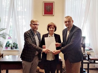 Teren pod punkt przesiadkowy park&bike&ride przekazany