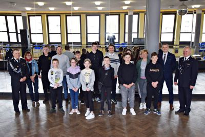 Konkurs wiedzy pożarniczej w Ozimku