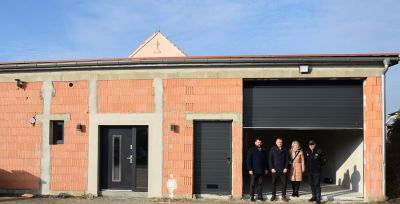 Remiza OSP Antoniów rozbudowana