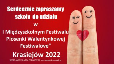 I Międzyszkolny Festiwal Piosenki Walentynkowej „Festiwalove” – Krasiejów 2022