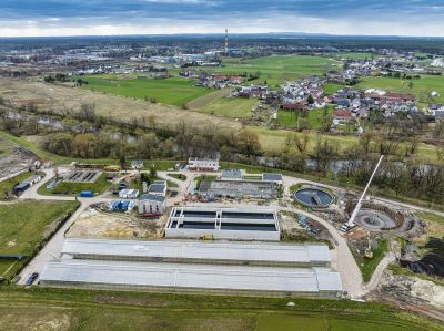 Modernizacja oczyszczalni ścieków idzie pełna parą