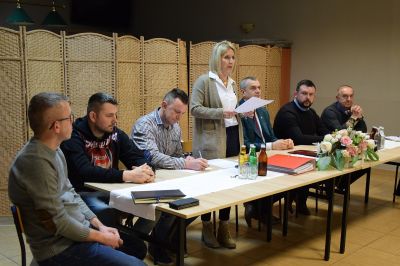 Zebranie wiejskie w Antoniowie