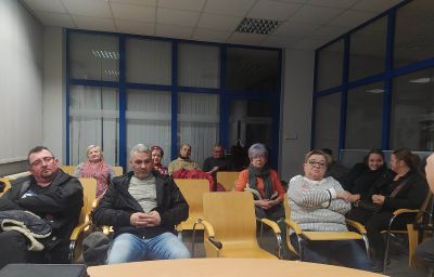 Zebranie wiejskie w Jedlicach