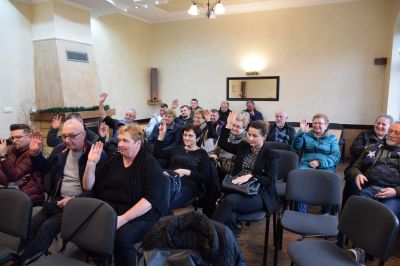 Zebranie wiejskie w Krzyżowej Dolinie