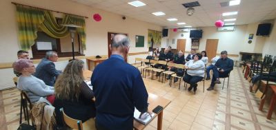 Zebranie wiejskie w Szczedrzyku