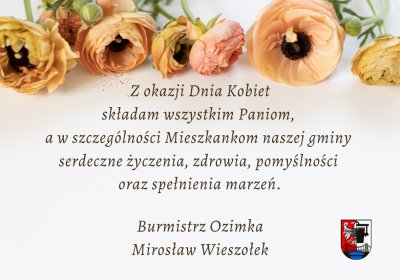 Życzenia z okazji Dnia Kobiet