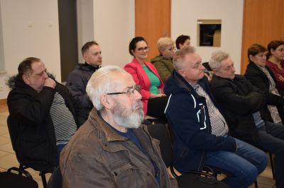 Zebranie wiejskie w Grodźcu