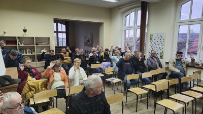 Zebranie wiejskie w Krasiejowie