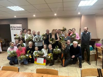 Warsztaty wielkanocnych stroików w DFK Stara Schodnia