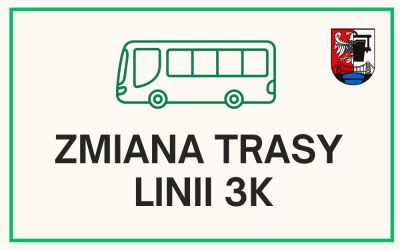 Zmiana trasy linii 3K transportu publicznego w Gminie Ozimek