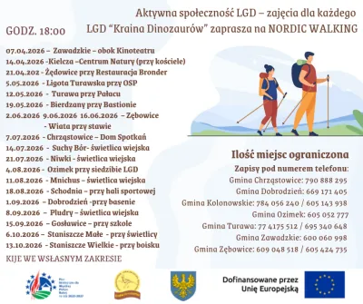 Nordic walking- Aktywna społeczność LGD - zajęcia dla każdego
