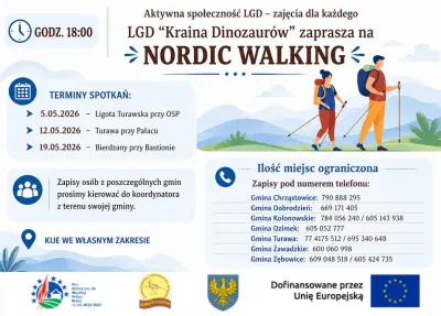 Nordic walking plakat