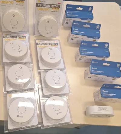 Czujki dymu oraz tlenku wegla