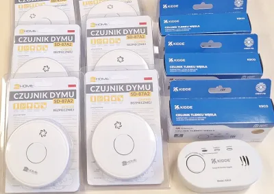 Czujki dymu oraz tlenku węgla dla podopiecznych OIiPS w Ozimku