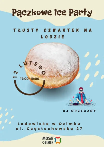  Pączkowe Ice Party – Tłusty Czwartek na Łyżwach