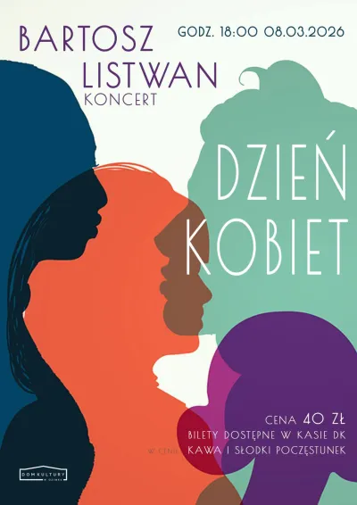 Koncert Bartosza Listwana z okazji Dnia Kobiet