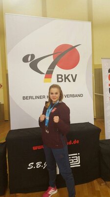Natalia z medalem turnieju Berlin Open