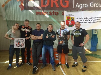 Ignacy z kolegami z Forca Brava