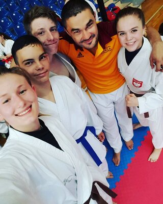 Selfie na zgrupowaniu w Sopocie