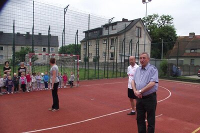 Przywitanie sportowców przez Burmistrza