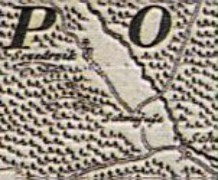 Mapa rok 1736