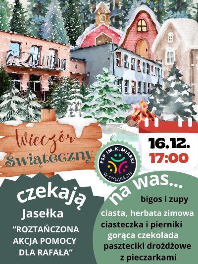 Zapraszamy na Wieczór Świąteczny w PSP Dylaki
